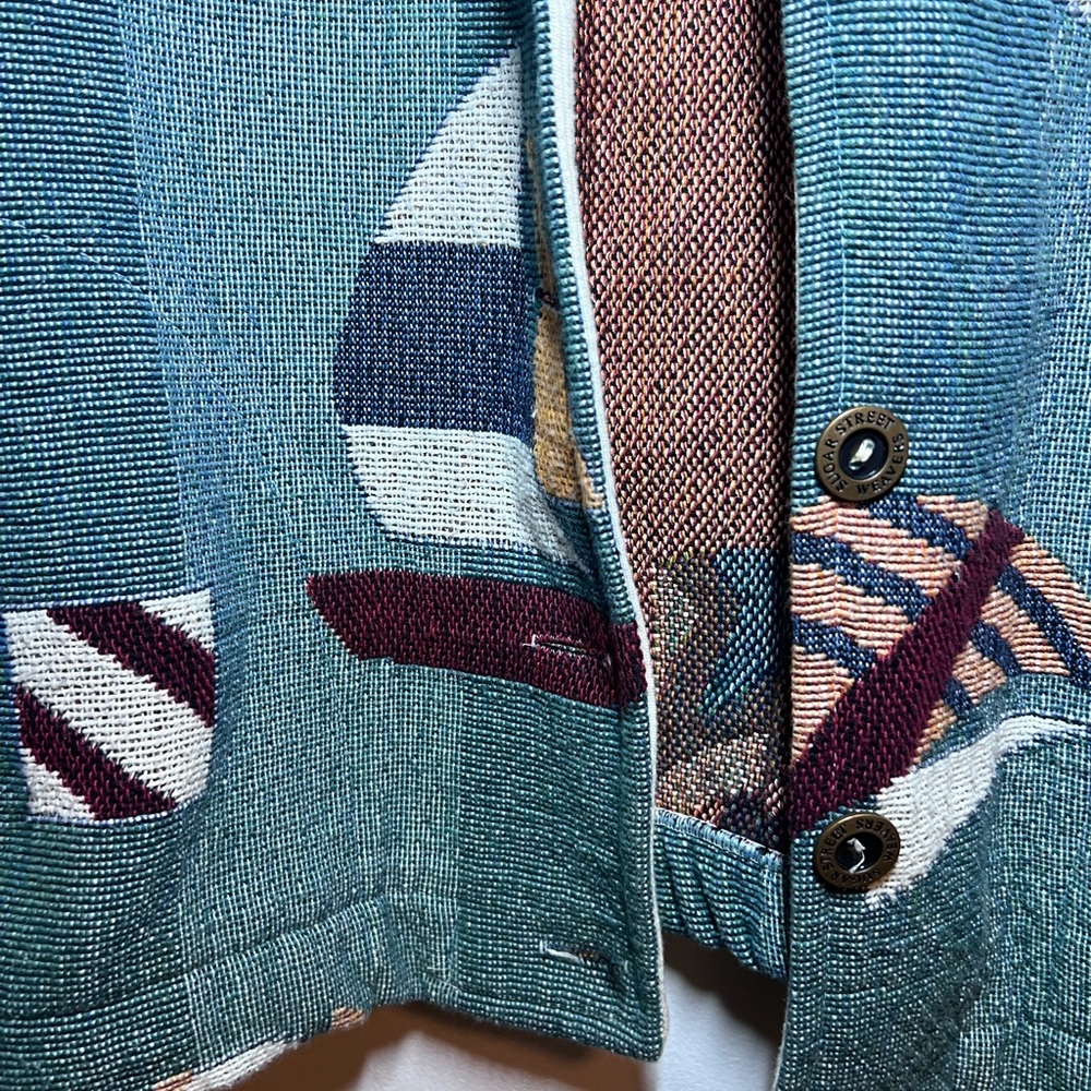 Vintage Nautical Patterned Jacket - image 6